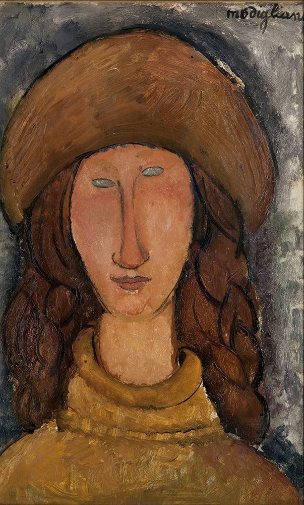Jeanne Hebuterne 1918 art print by Amedeo Modigliani for $57.95 CAD