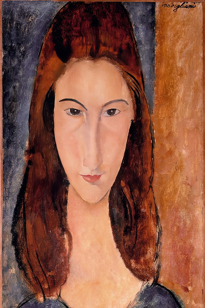 Jeanne Hebuterne 1920 art print by Amedeo Modigliani for $57.95 CAD