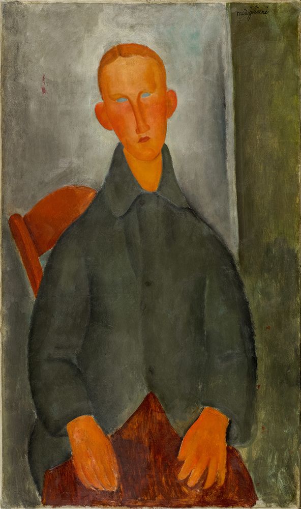 Little Redhead Boy 1919 art print by Amedeo Modigliani for $57.95 CAD