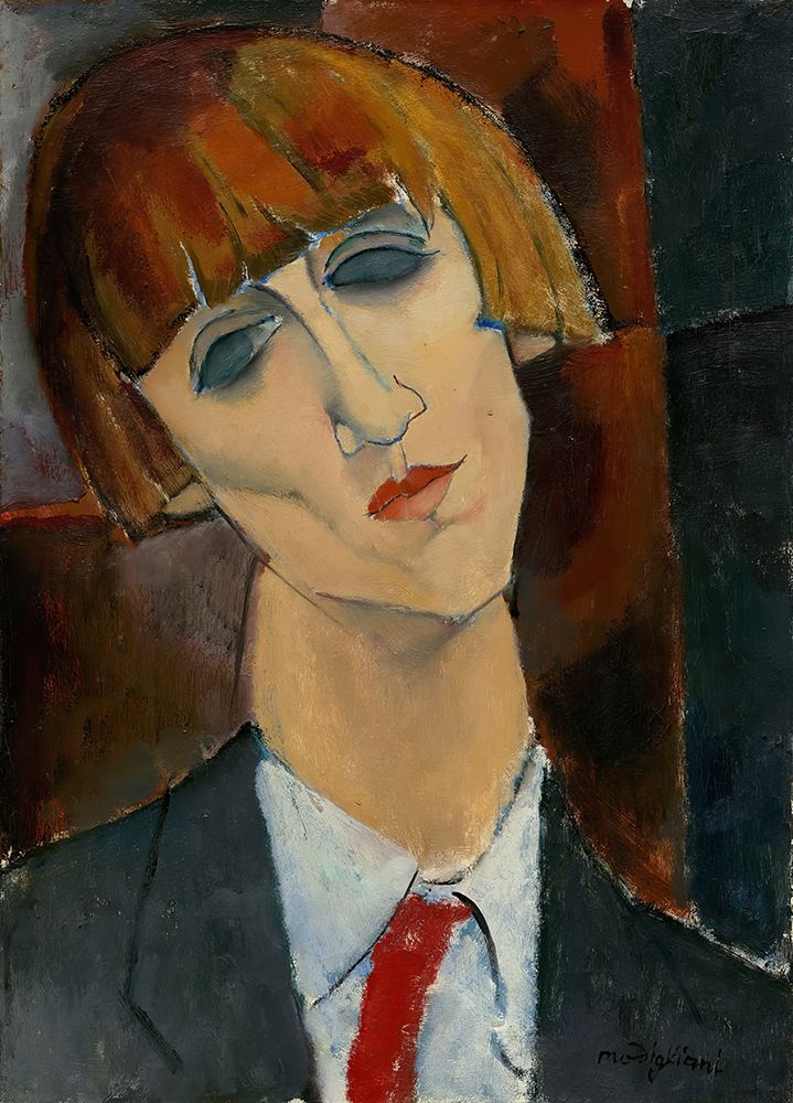 Madame Kisling 1917 art print by Amedeo Modigliani for $57.95 CAD
