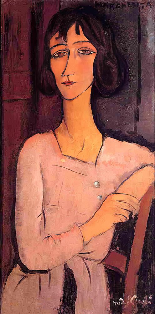 Marguerite Seated 1916 art print by Amedeo Modigliani for $57.95 CAD