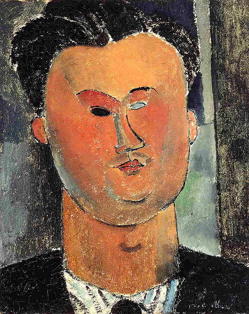 Pierre Riverdy 1915 art print by Amedeo Modigliani for $57.95 CAD