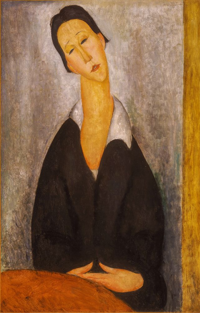 Portrait of a Polish Woman 1919 art print by Amedeo Modigliani for $57.95 CAD