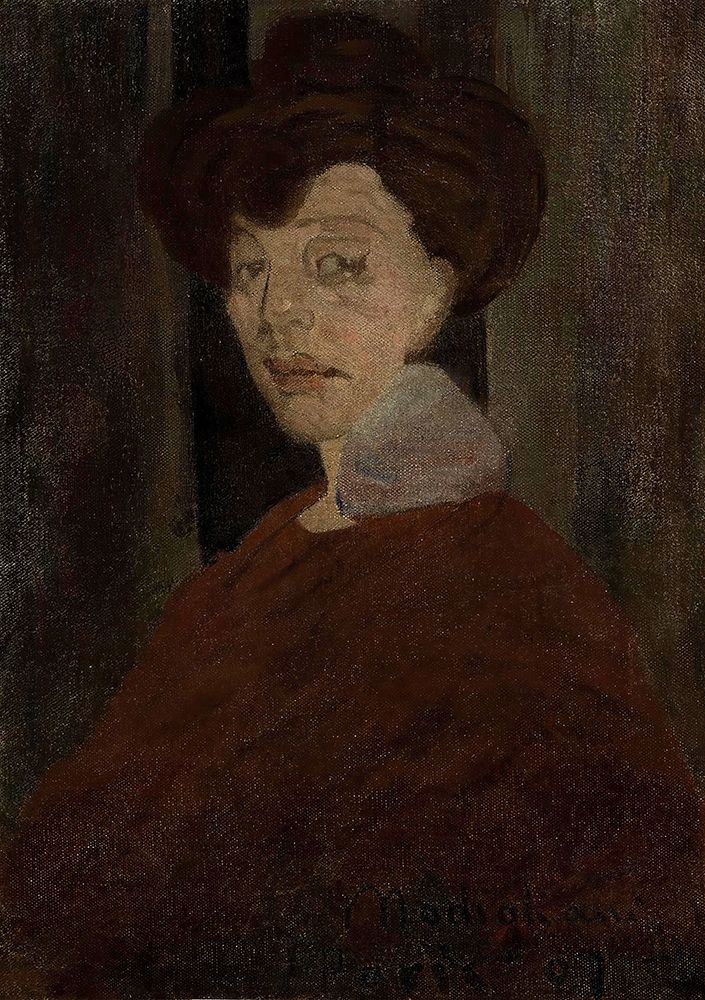 Portrait of a Woman 1907 art print by Amedeo Modigliani for $57.95 CAD