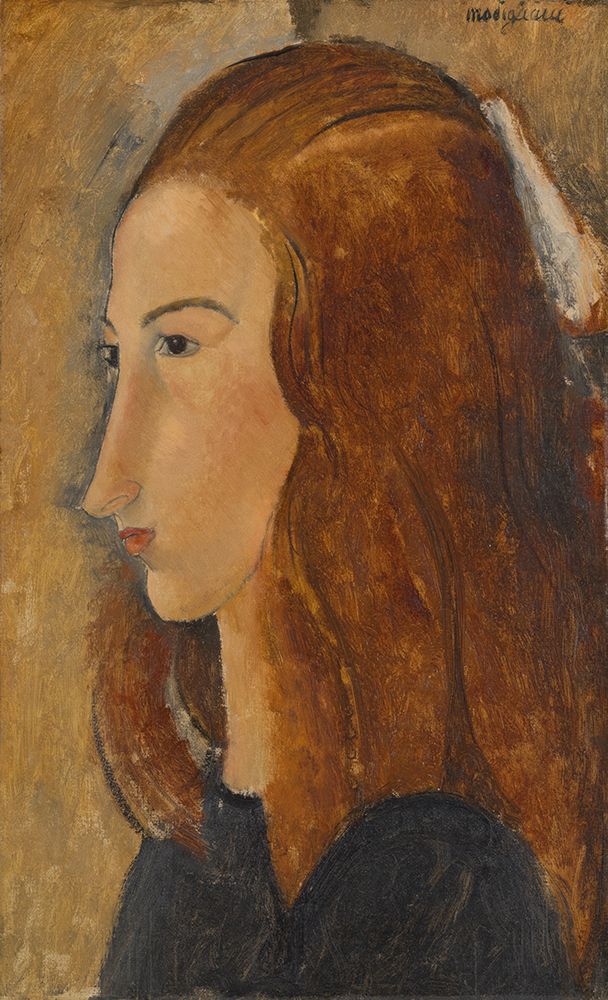 Portrait of a Young Woman 1918 Facing Left art print by Amedeo Modigliani for $57.95 CAD