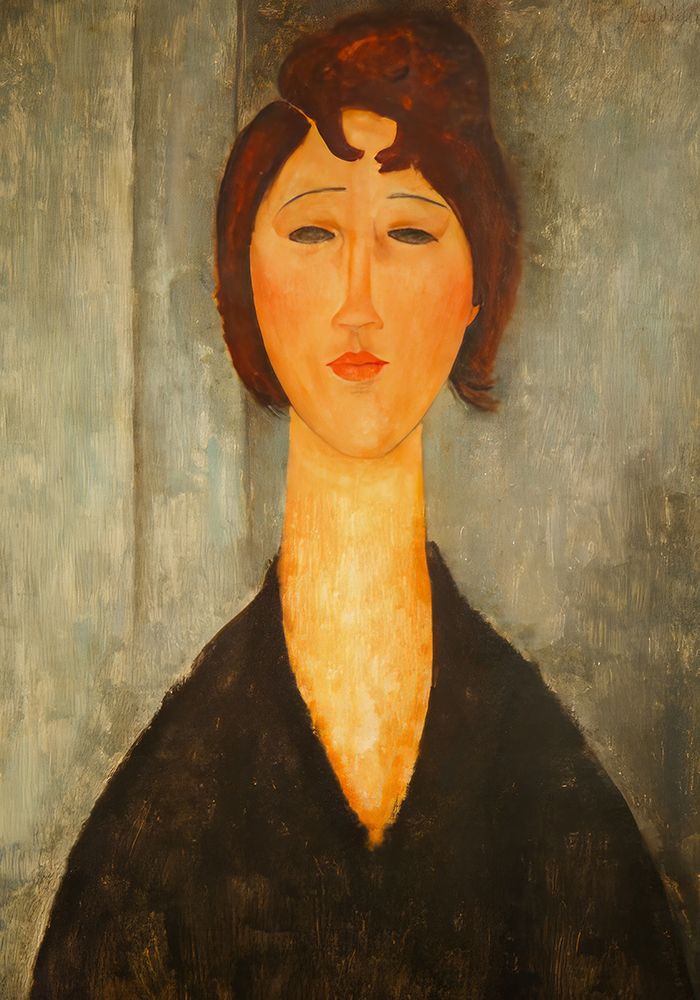 Portrait of a Young Woman 1918 art print by Amedeo Modigliani for $57.95 CAD