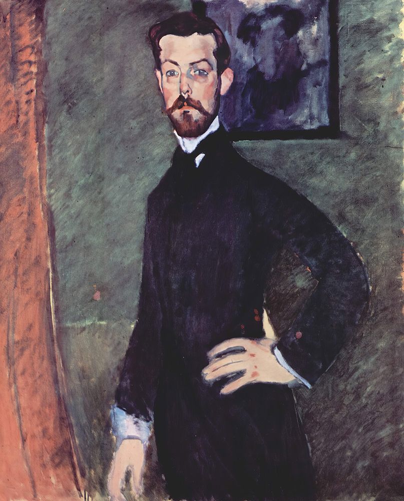 Portrait of Dr Paul Alexandre 1909 art print by Amedeo Modigliani for $57.95 CAD