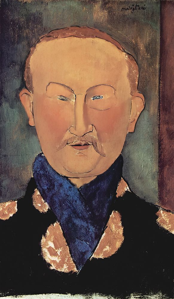 Portrait of Leopold Zborowski 1916 art print by Amedeo Modigliani for $57.95 CAD