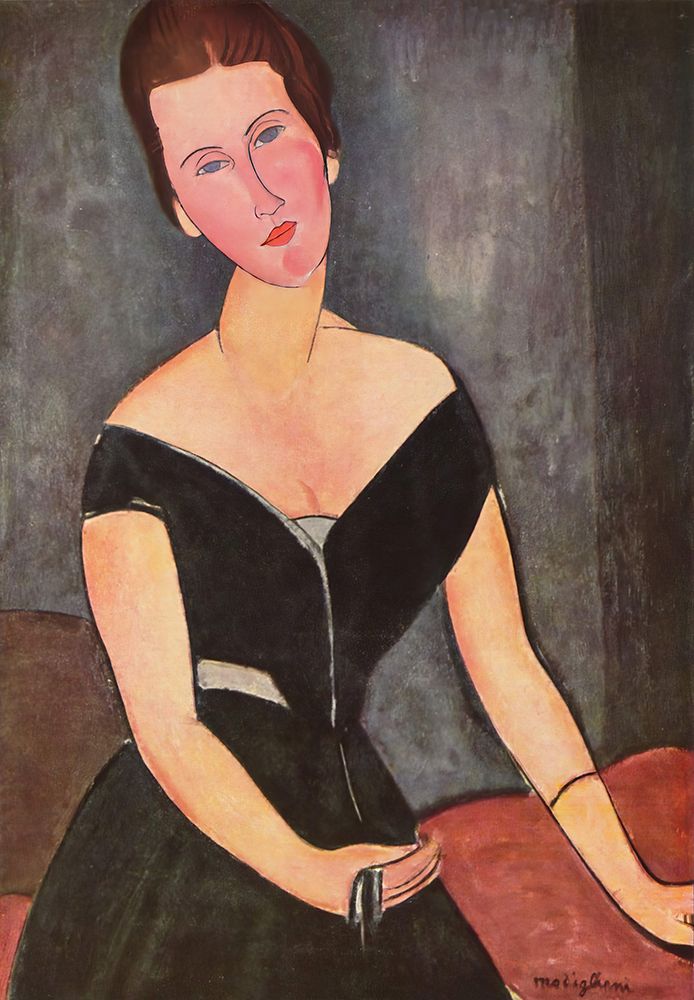 Portrait of Madame Cecile Van Muyden 1917 art print by Amedeo Modigliani for $57.95 CAD