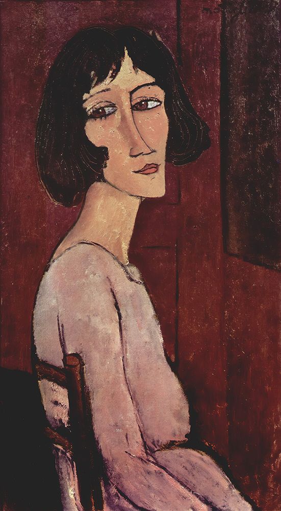 Portrait of Magherita 1916 art print by Amedeo Modigliani for $57.95 CAD