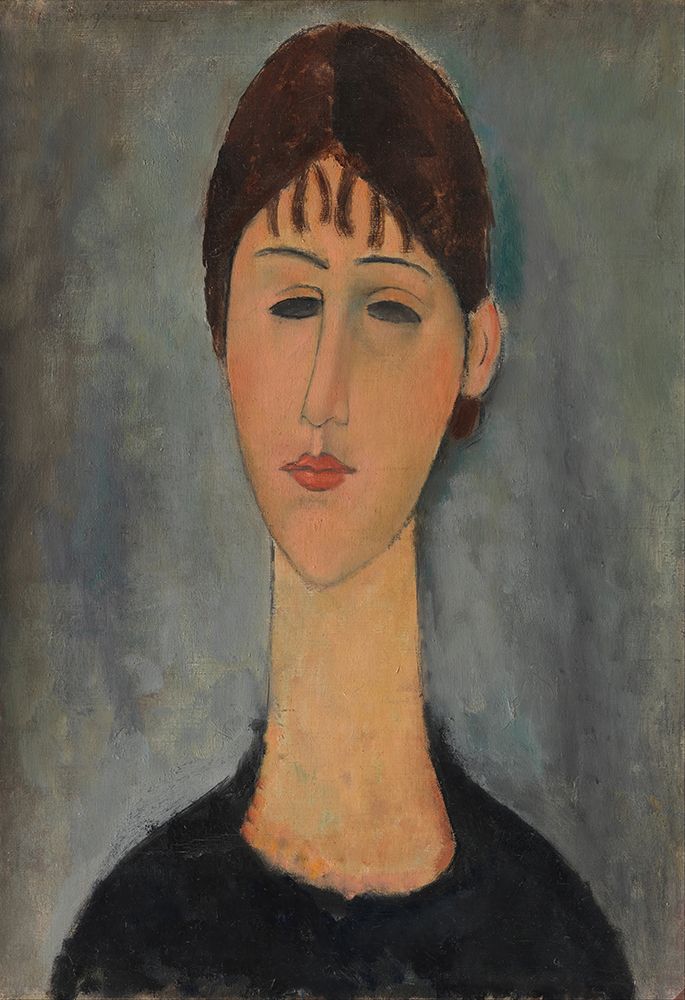 Portrait of Mme Zborowska 1918 art print by Amedeo Modigliani for $57.95 CAD