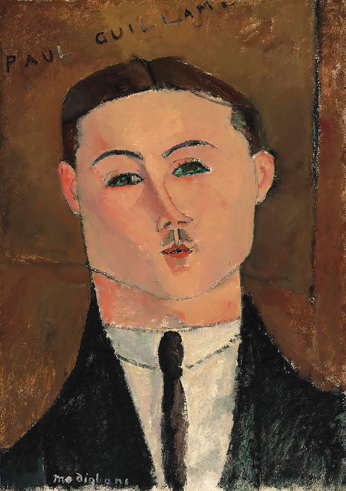 Portrait of Paul Guillaume 1916 art print by Amedeo Modigliani for $57.95 CAD