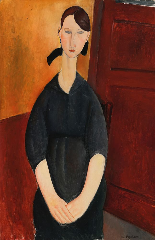 Portrait of Paulette Jourdain 1919 art print by Amedeo Modigliani for $57.95 CAD