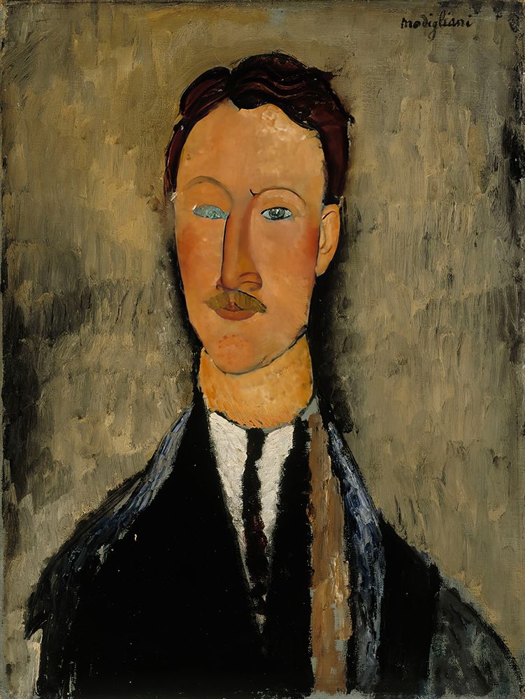Portrait of the Artist Leopold Survage 1918 art print by Amedeo Modigliani for $57.95 CAD