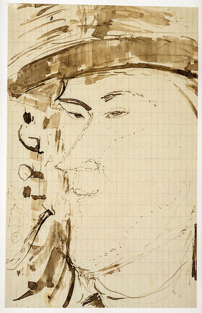 Portrait of the Sculptor Pablo Gargallo 1915 art print by Amedeo Modigliani for $57.95 CAD