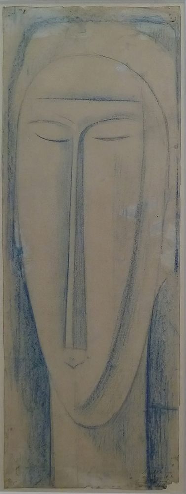Study for a Head of a Woman 1911 art print by Amedeo Modigliani for $57.95 CAD