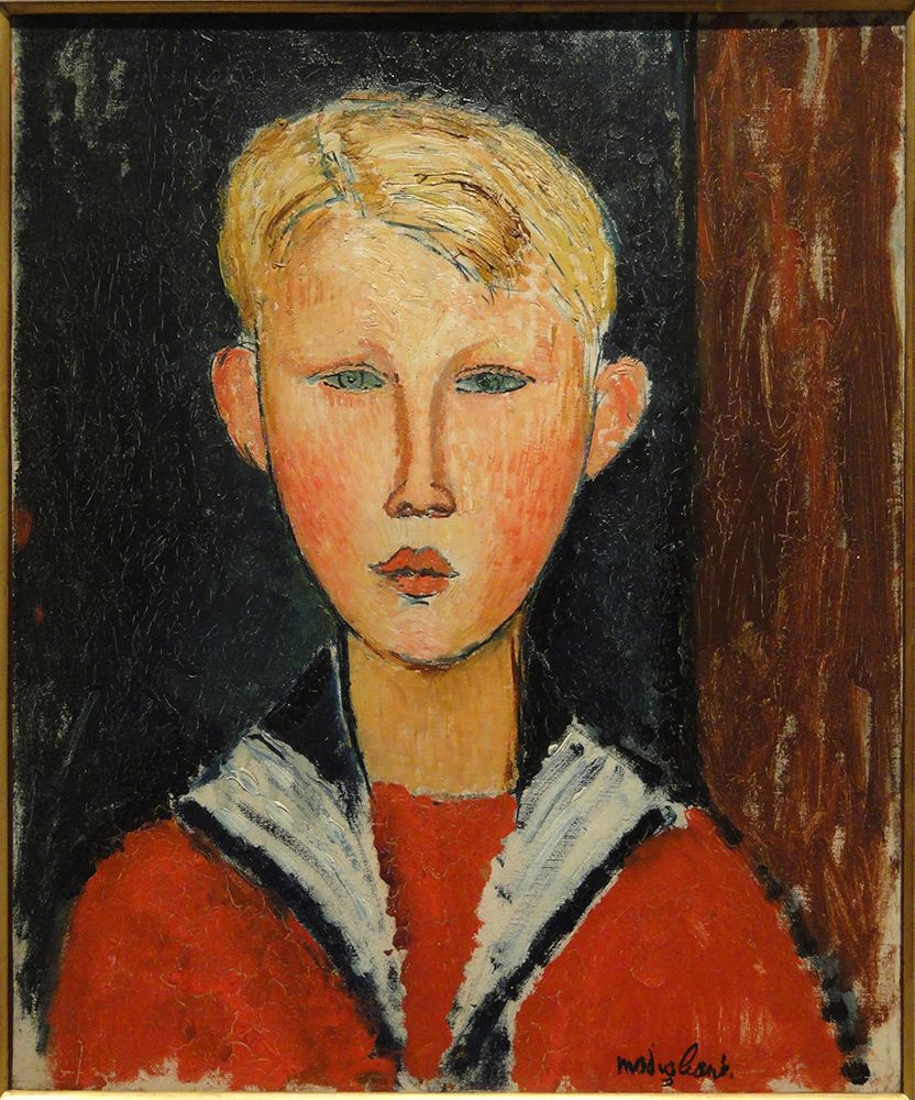 The Blue-eyed Boy 1916 art print by Amedeo Modigliani for $57.95 CAD