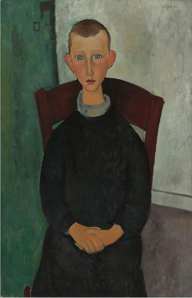 The Janitors Son 1918 art print by Amedeo Modigliani for $57.95 CAD