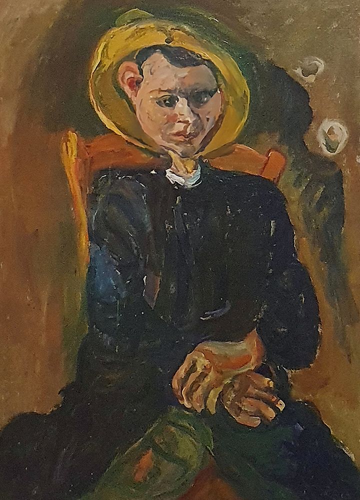 Boy with Yellow Hat art print by Chaim Soutine for $57.95 CAD