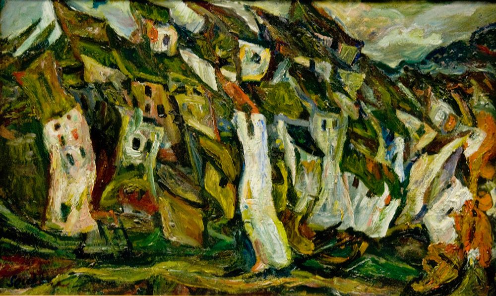 Les Maisons 1921 art print by Chaim Soutine for $57.95 CAD