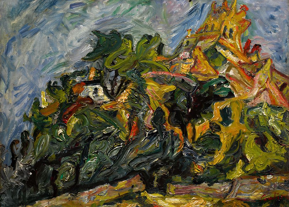 Vue de Ceret 1922 art print by Chaim Soutine for $57.95 CAD