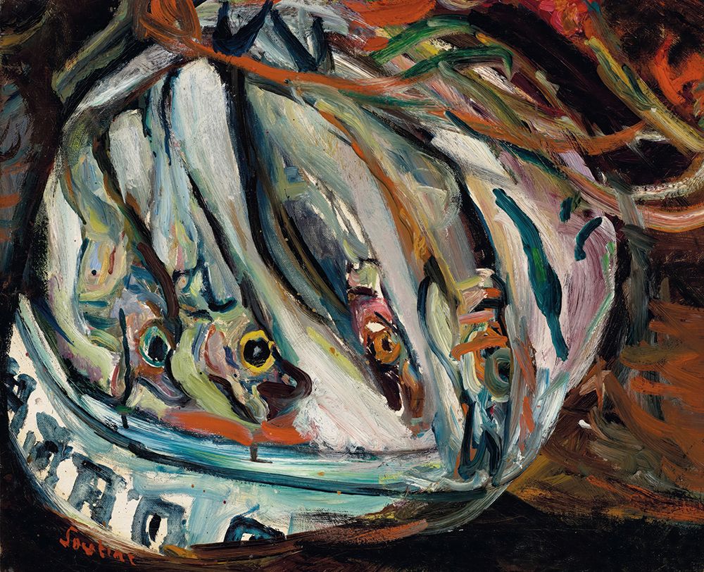 Nature Morte aux Poissons 1921 art print by Chaim Soutine for $57.95 CAD