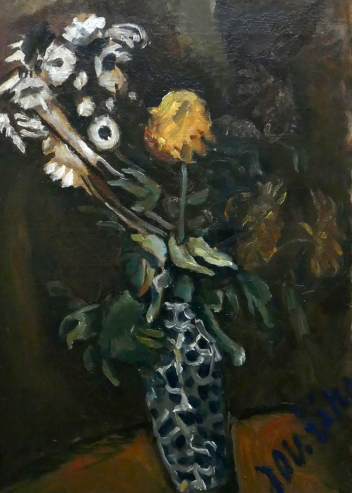 Le Vase de Fleurs 1918 art print by Chaim Soutine for $57.95 CAD