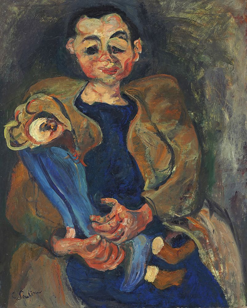 Femme a la Poupee art print by Chaim Soutine for $57.95 CAD
