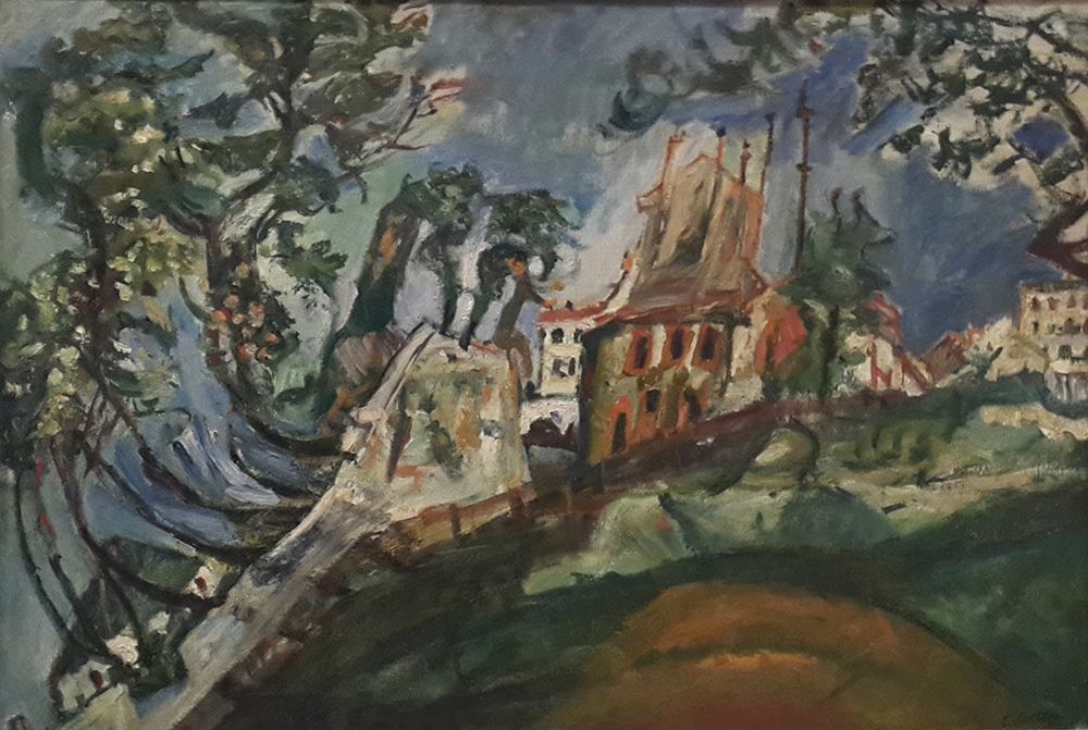 Landscape of Montmartre art print by Chaim Soutine for $57.95 CAD