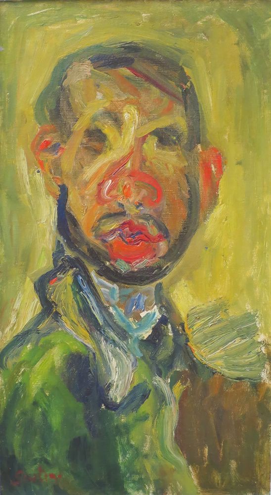 Self Portrait 1916 art print by Chaim Soutine for $57.95 CAD