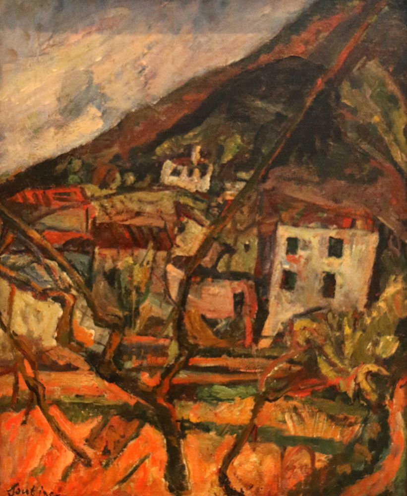 Vue dun village Ceret en Roussillon 1919 art print by Chaim Soutine for $57.95 CAD