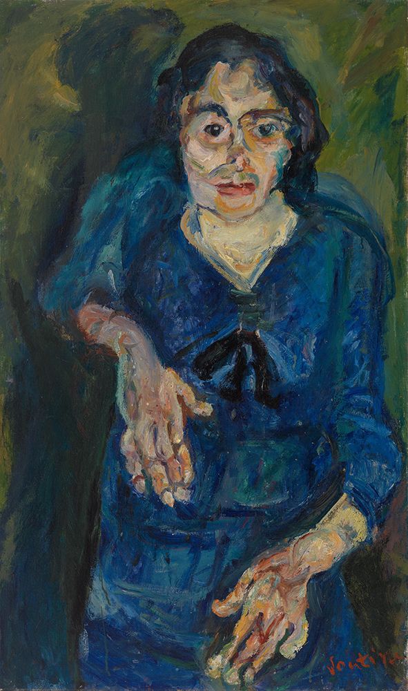 La Femme en Bleu 1919 art print by Chaim Soutine for $57.95 CAD
