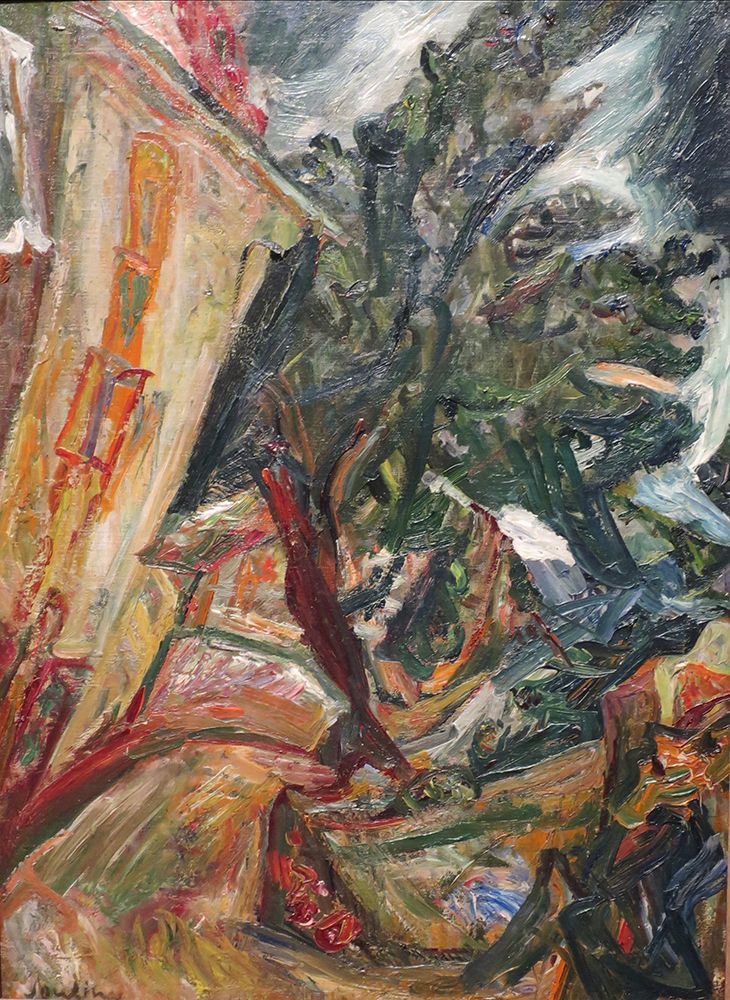 Landscape with Figures Ceret 1922 art print by Chaim Soutine for $57.95 CAD