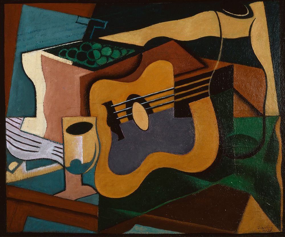 Still Life with Guitar 1920 art print by Juan Gris for $57.95 CAD