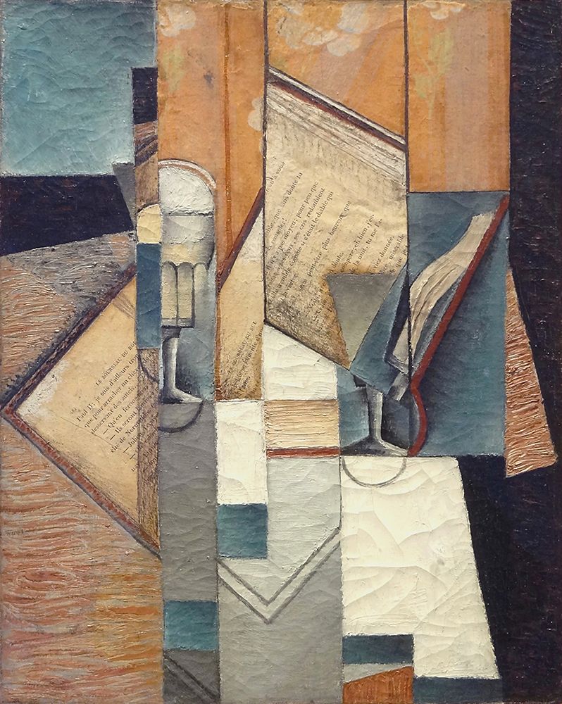 The Book 1913 art print by Juan Gris for $57.95 CAD