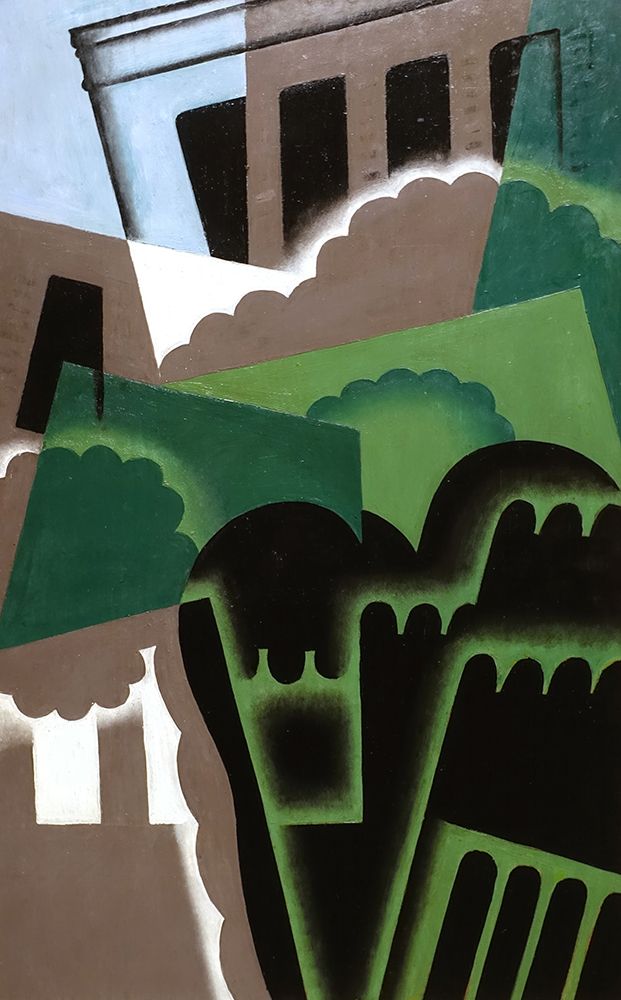 Cubist Landscape 1917 art print by Juan Gris for $57.95 CAD