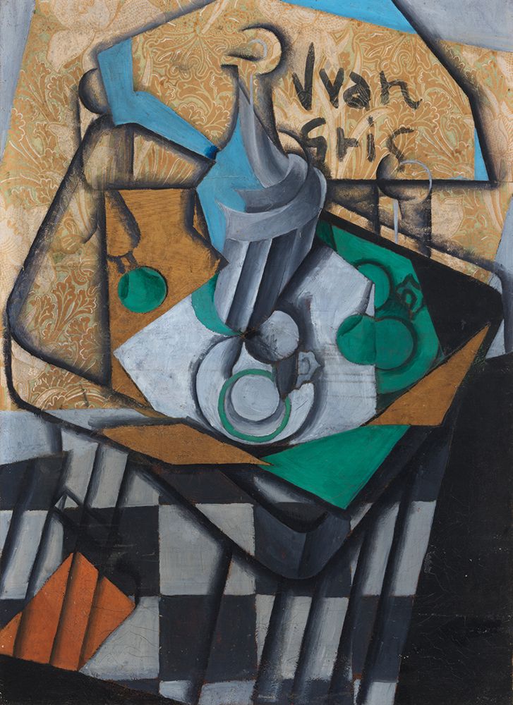 Carafe, Cups and Glasses 1913 art print by Juan Gris for $57.95 CAD