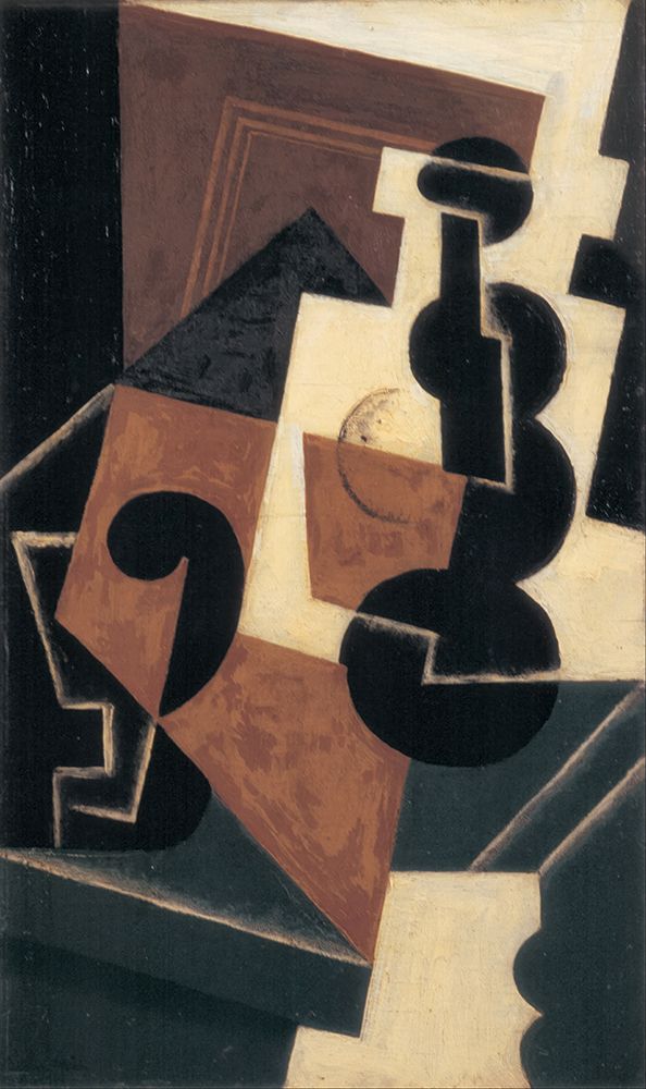 Glass and Water Bottle 1917 art print by Juan Gris for $57.95 CAD