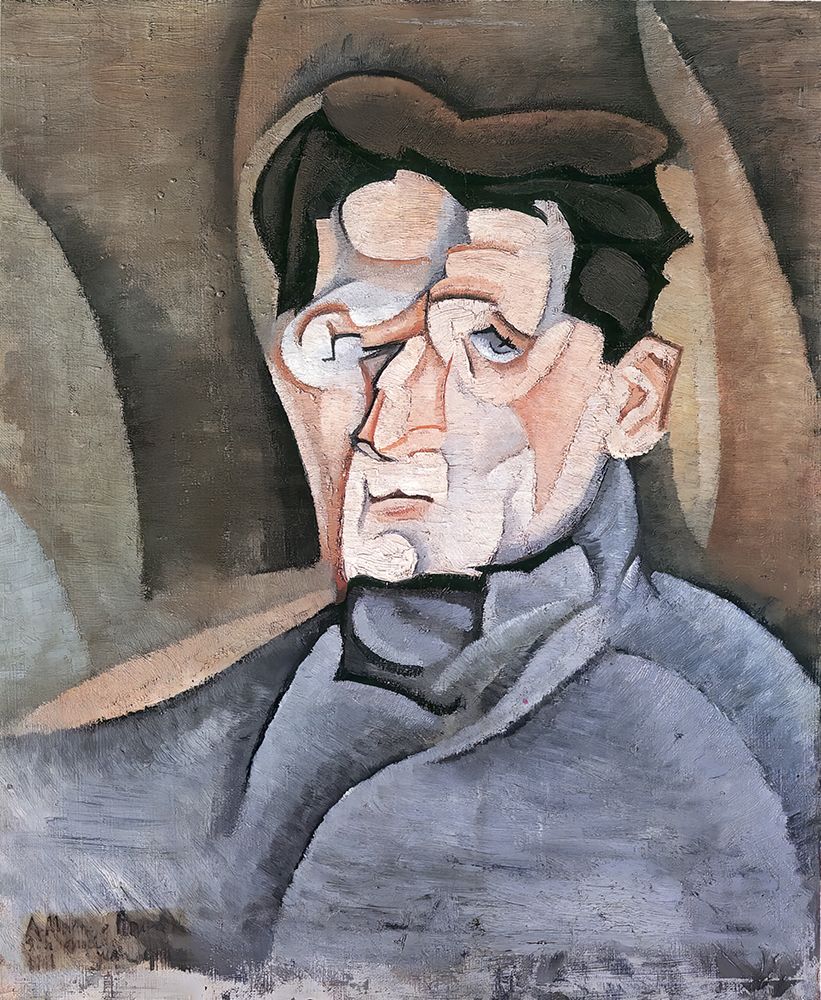 Portrait Maurice Raynal 1912 art print by Juan Gris for $57.95 CAD