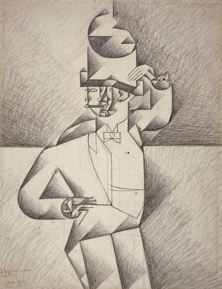 Study for Man in a Cafe 1911 art print by Juan Gris for $57.95 CAD