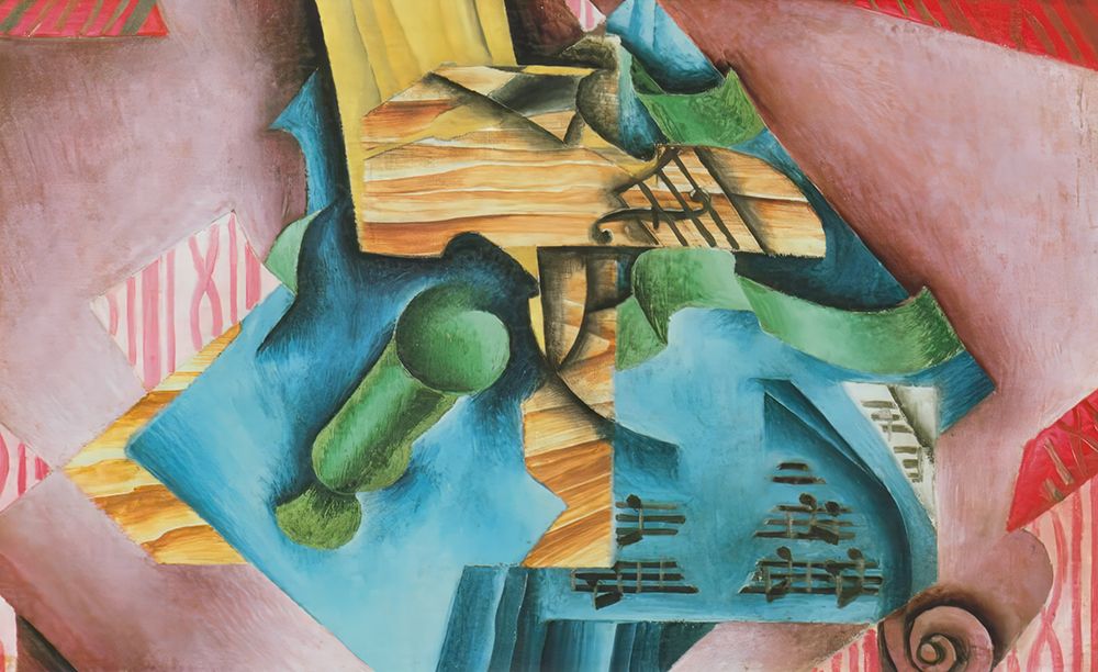 Violin and glass 1913 art print by Juan Gris for $57.95 CAD