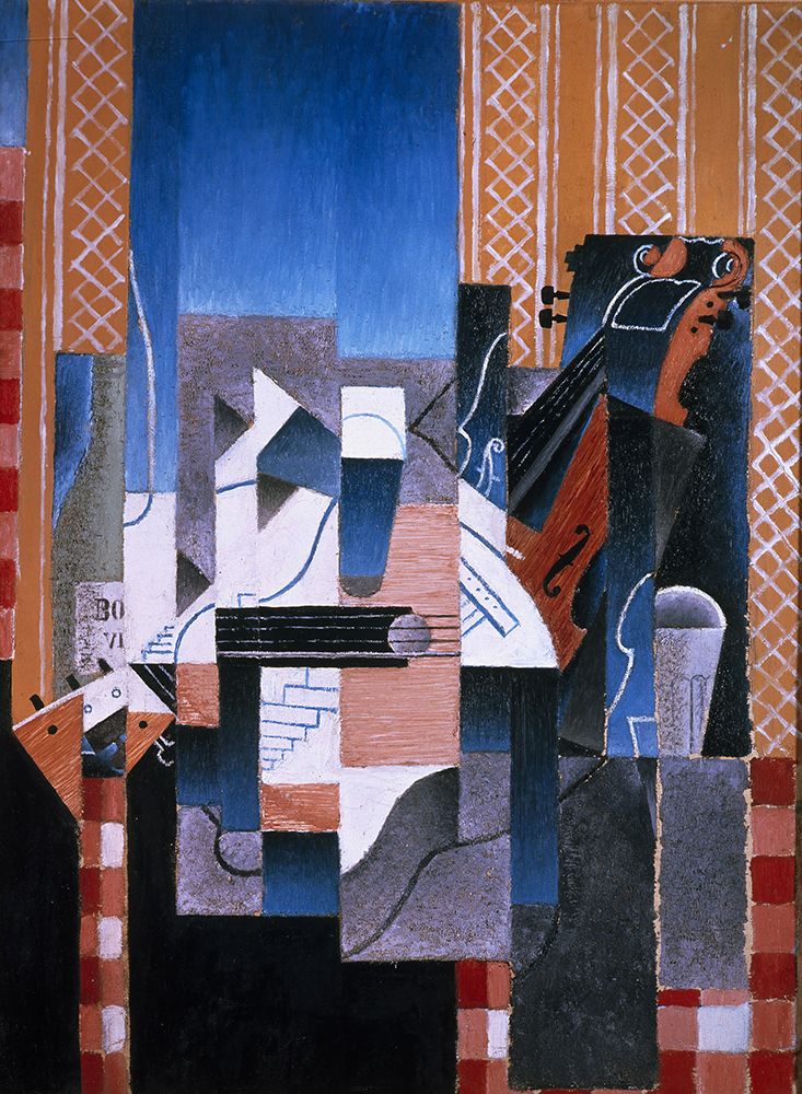 Violin and guitar 1913 art print by Juan Gris for $57.95 CAD