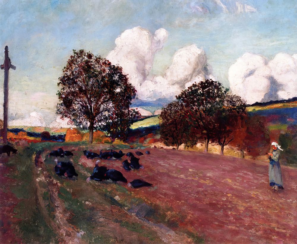 Breton Landscape 1906 art print by Robert Delauney for $57.95 CAD
