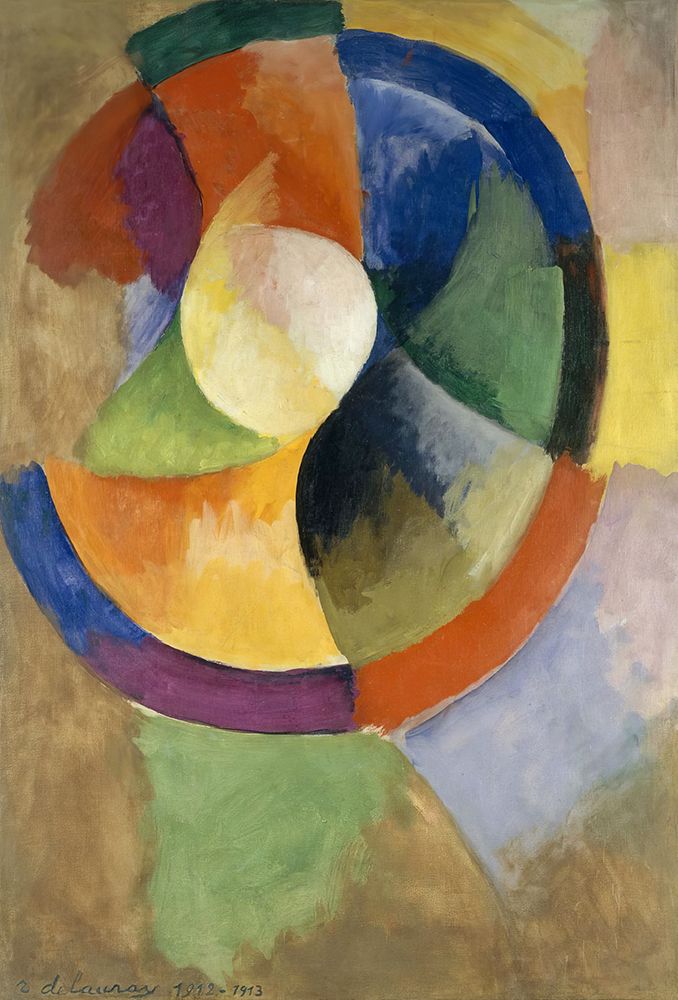 Circular shapes, Sun no 2 - 1912 art print by Robert Delauney for $57.95 CAD