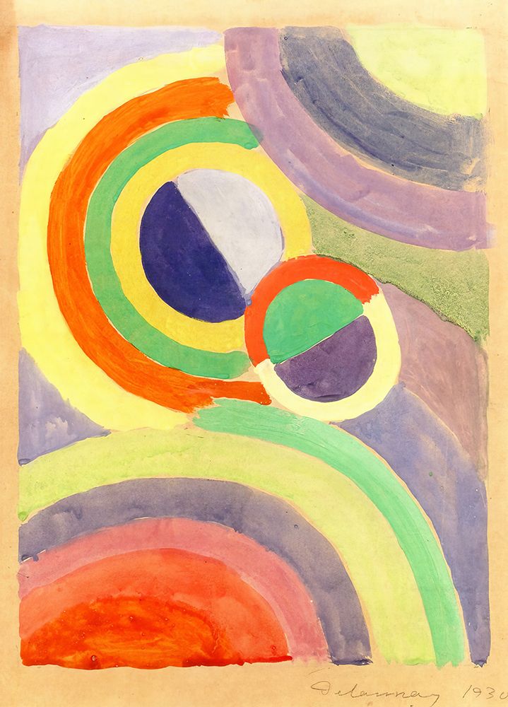 Composition - 1930 art print by Robert Delauney for $57.95 CAD