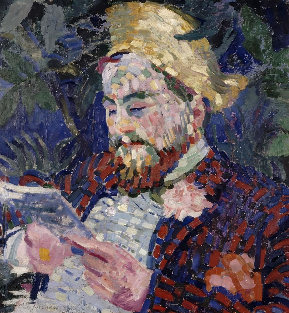 Portrait dHenri Carlier - 1906 art print by Robert Delauney for $57.95 CAD