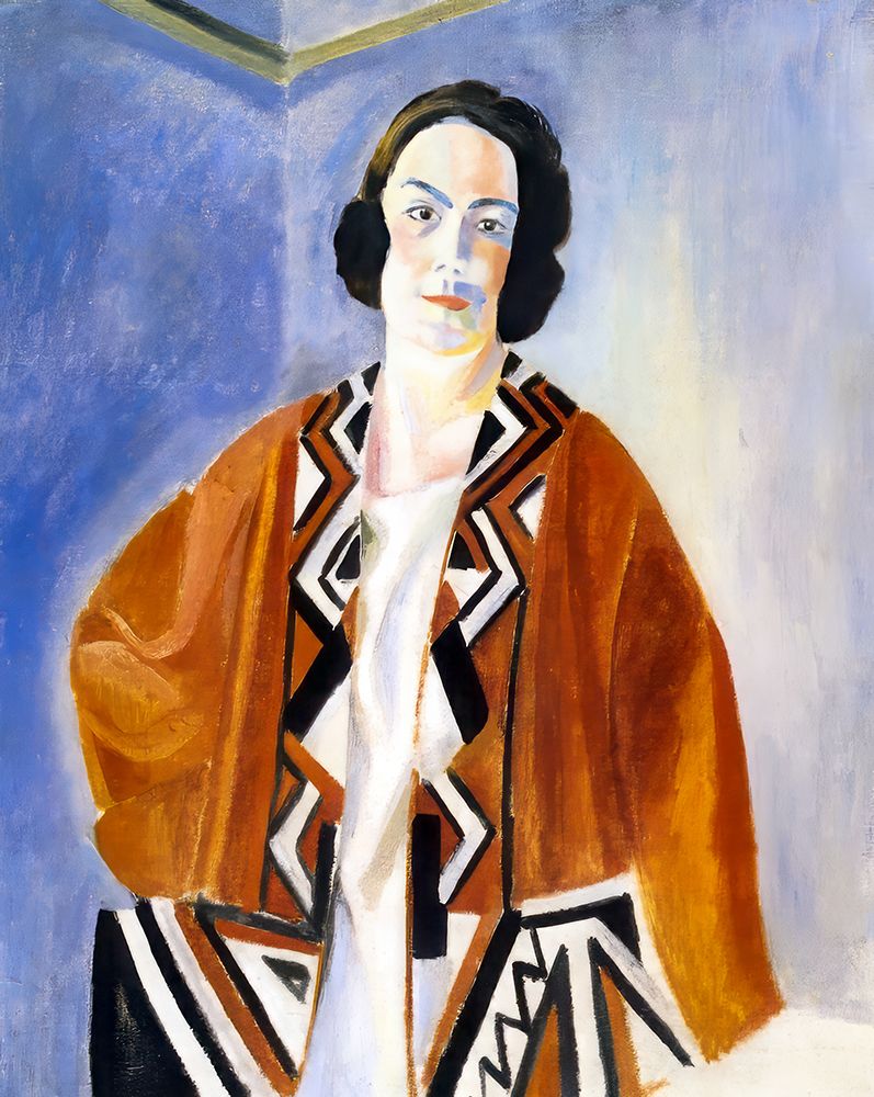 Portrait of Helene Marre - 1923 art print by Robert Delauney for $57.95 CAD