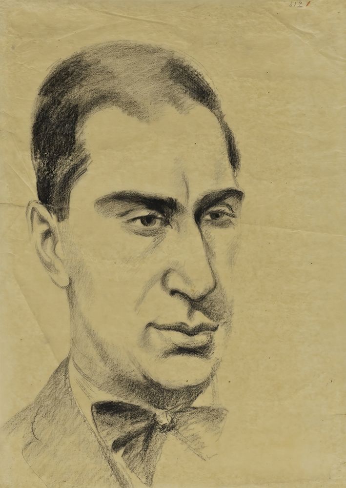 Portrait of Iliazd - 1922 art print by Robert Delauney for $57.95 CAD