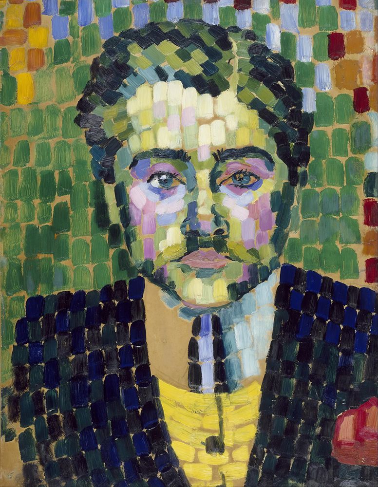 Portrait of Jean Metzinger 1906 art print by Robert Delauney for $57.95 CAD