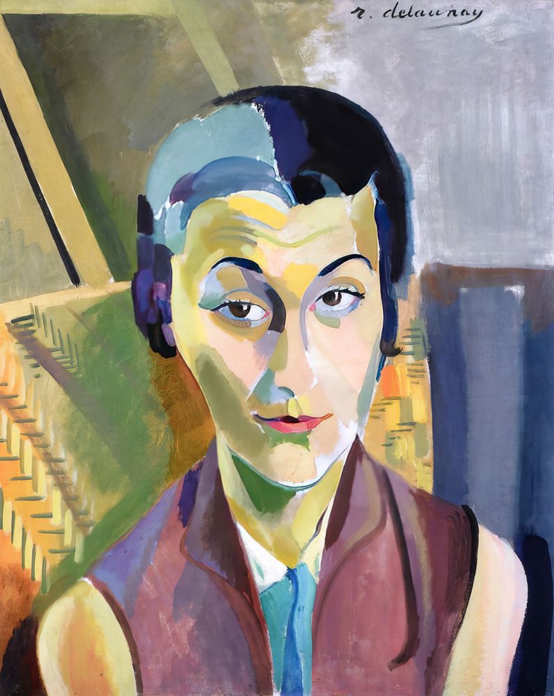 Portrait of Maria Lani - 1928 art print by Robert Delauney for $57.95 CAD